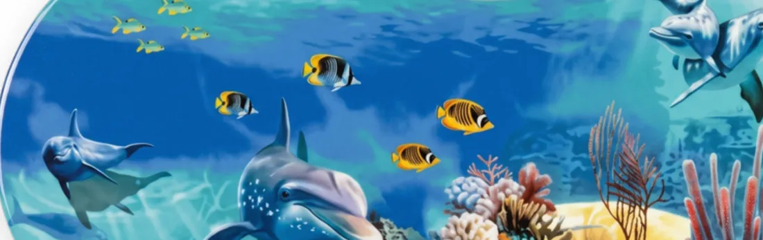 Coral Reef — Pictorial glass pool mosaic