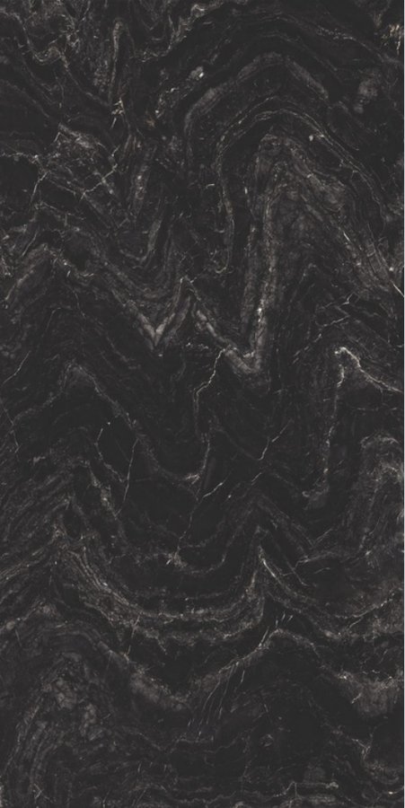 Marquina Midnight — Royal Polish slab face