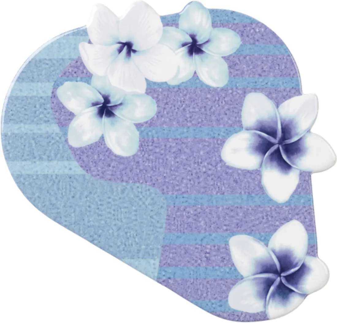 Plumeria Night — Pictorial glass pool mosaic