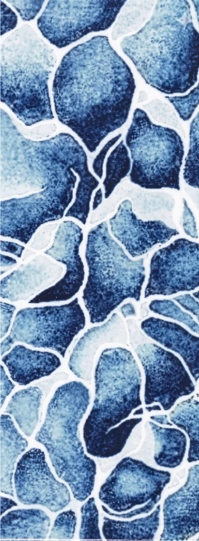 Riviera Pebble — Glass pool mosaic, organic